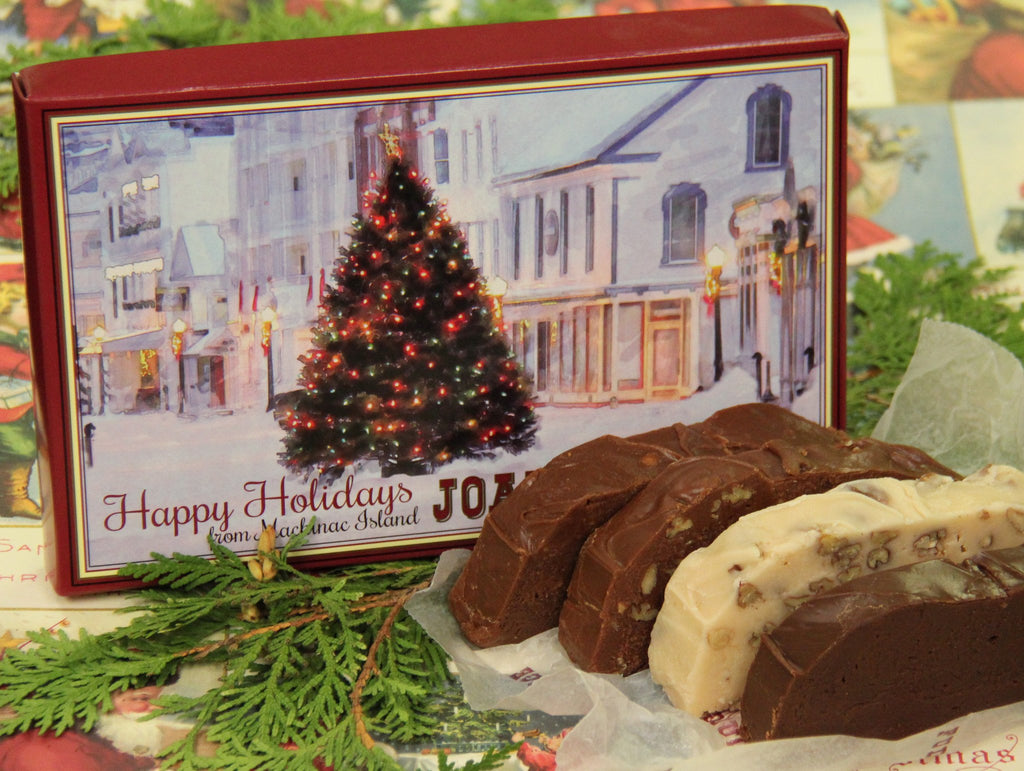 Four Slice Box of Fudge - Holiday