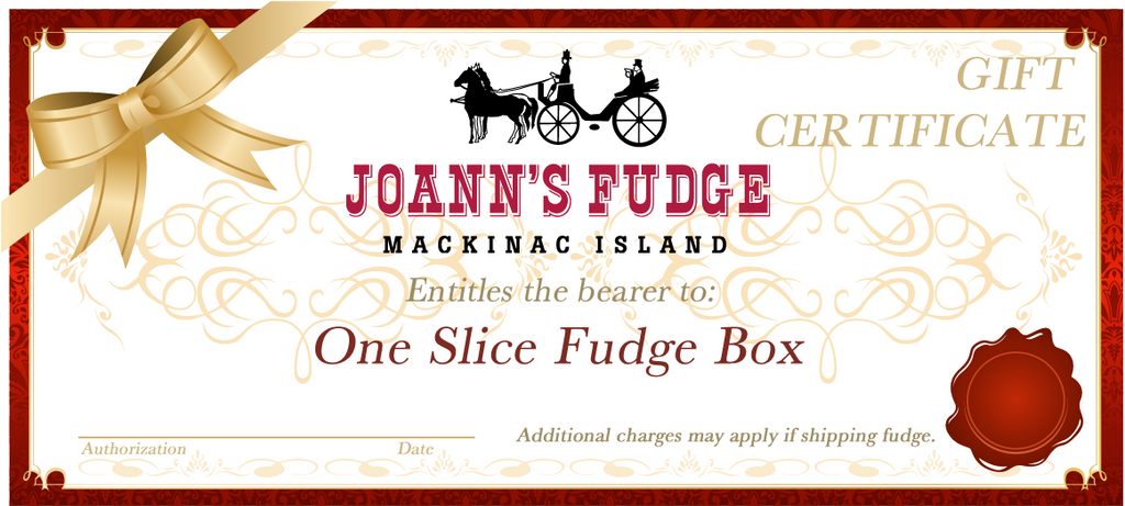 Gift Card - per fudge slice